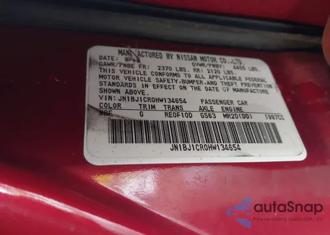 2017 Nissan Rogue Sport S from USA, damaged, VIN JN1BJ1CR0HW134654